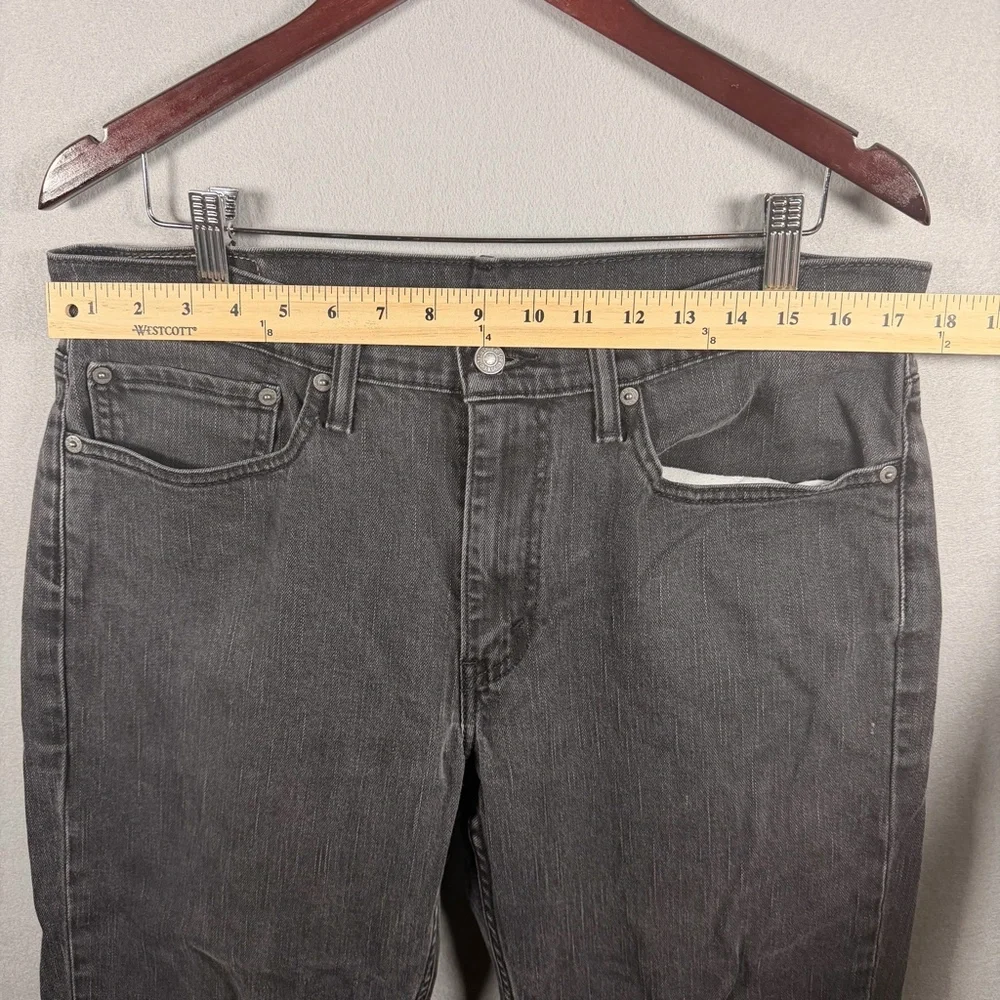 LEVI’S 514 SLIM STRAIGHT JEANS MENS 36X32 BLACK